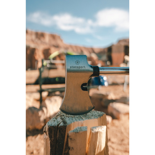 Stansport Rubber Handle Camp Axe / Hammer