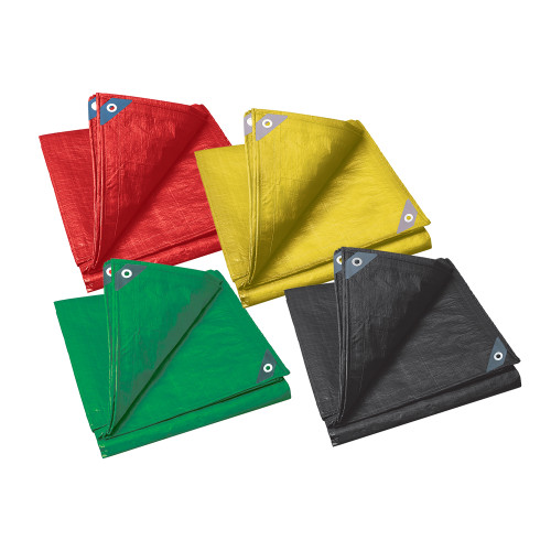 stansport Set of 4 Triage Tarps 16' x 20' - Assorted