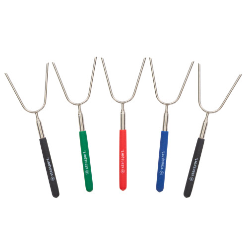stansport Stainless Steel Telescoping Fork - 5 Pack