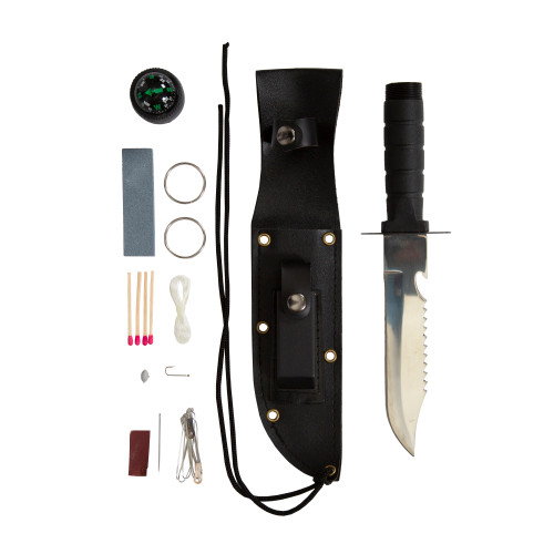 Stansport Survival Knife Set With Sheath