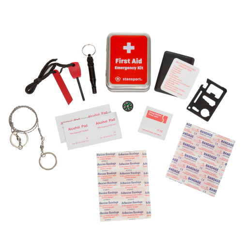 stansport Vintage Tin Emergency First Aid Kit