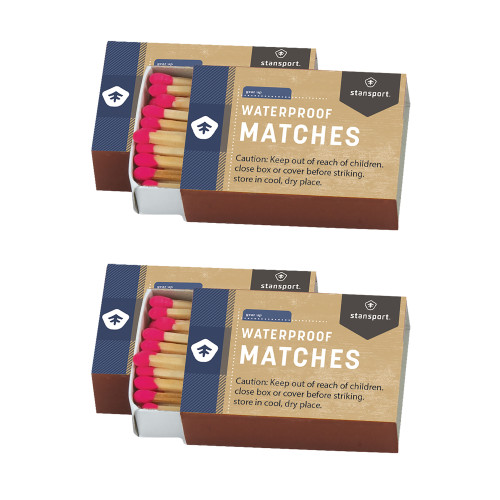 stansport Waterproof Matches 4 Pack