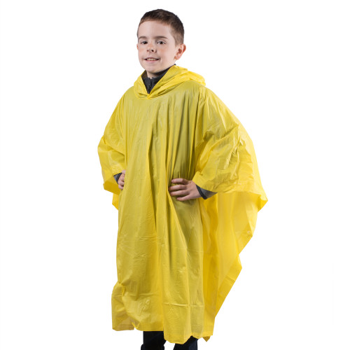 Stansport Youth Vinyl Poncho Assorted 4 Pack