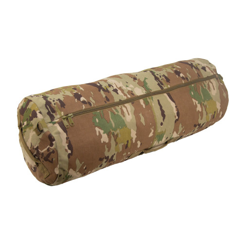 Stansport Zippered Canvas Deluxe Duffel Bag - Camo