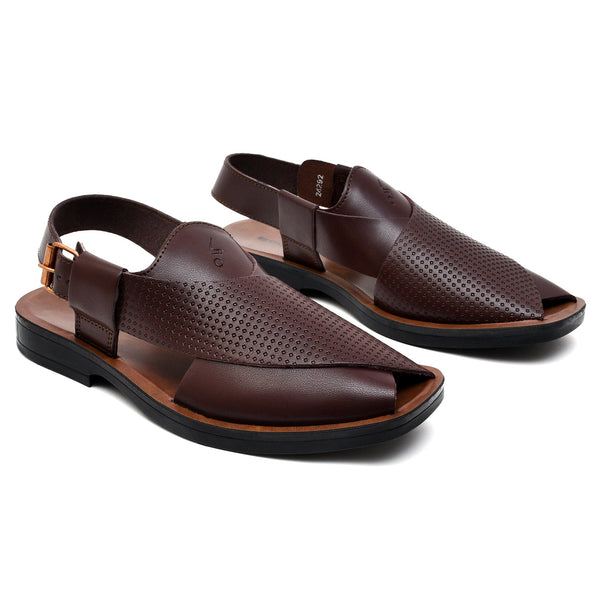 Starlet LEATHER PESHAWARI CHAPPAL - PS-1515 BROWN MEN PESHAWARI