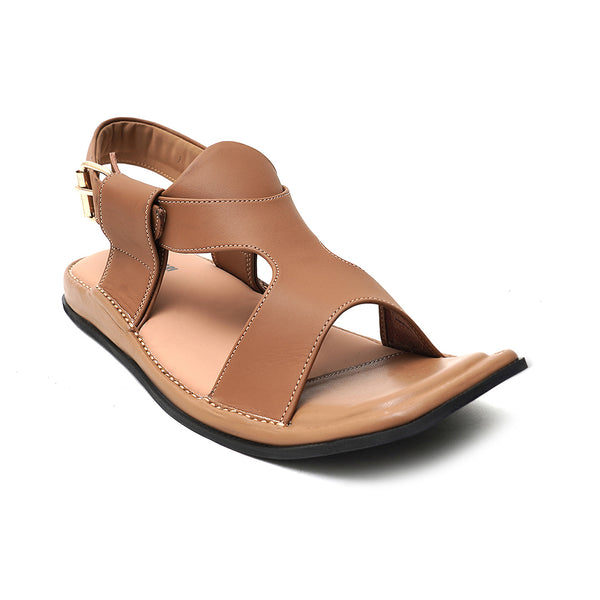 starlet LEATHER PESHAWARI CHAPPAL - USG0004 - TAN MEN PESHAWARI