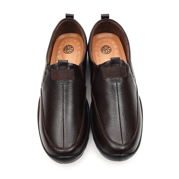 Starlet LEATHER SHOES - SANTIAGO-012 BROWN MEN CASUAL