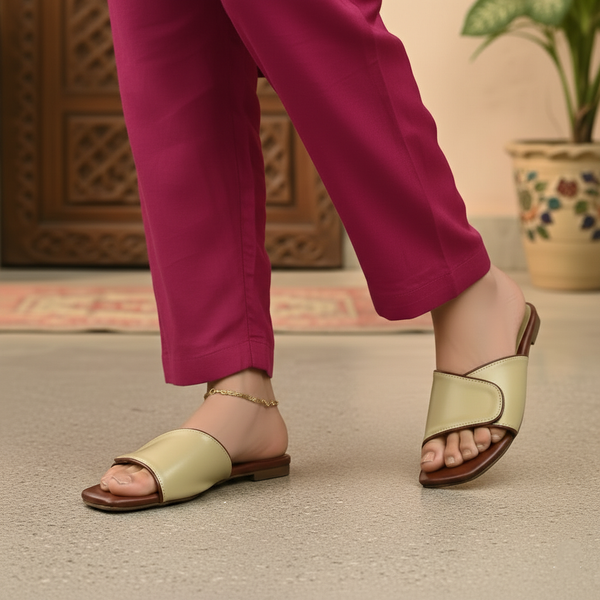 Starlet AML-0009 GREEN WOMEN FLATS