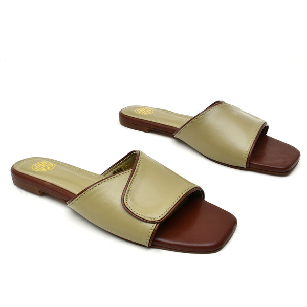 Starlet AML-0009 GREEN WOMEN FLATS