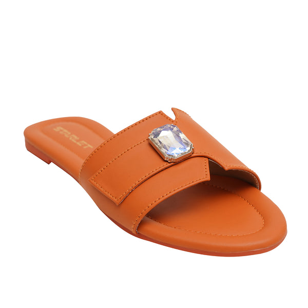 Starlet AML-0023 ORANGE WOMEN FLATS