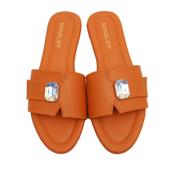 Starlet AML-0023 ORANGE WOMEN FLATS