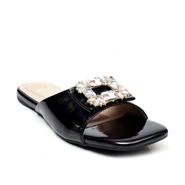 starlet AML-0024 BLACK WOMEN FLATS