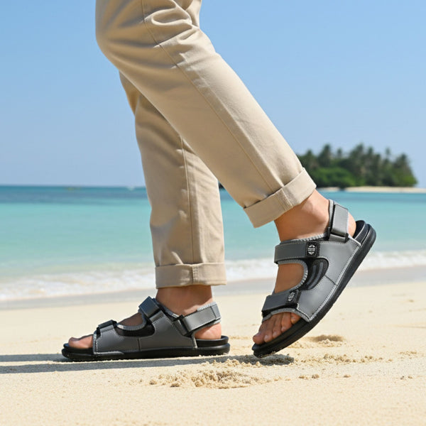 starlet AR-112 GREY MEN SANDAL