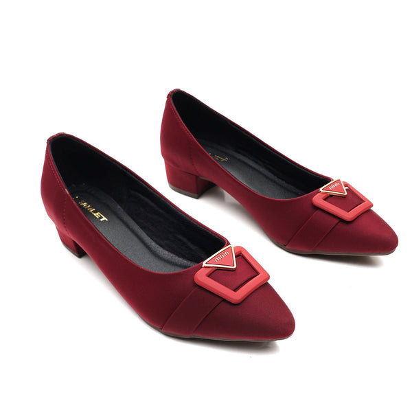 starlet BFL-0026 MAROON COURT SHOES