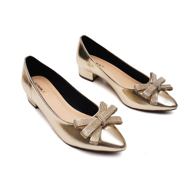 Starlet BFL-0027 GOLD COURT SHOES