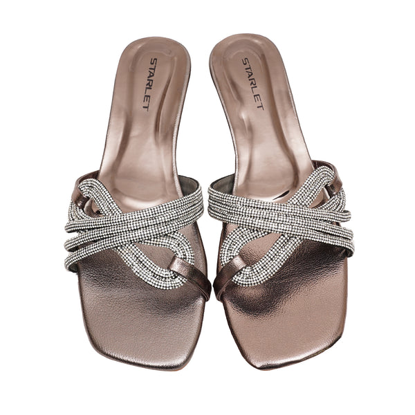 Starlet BFL-0031 GREY WOMEN SLIPPER