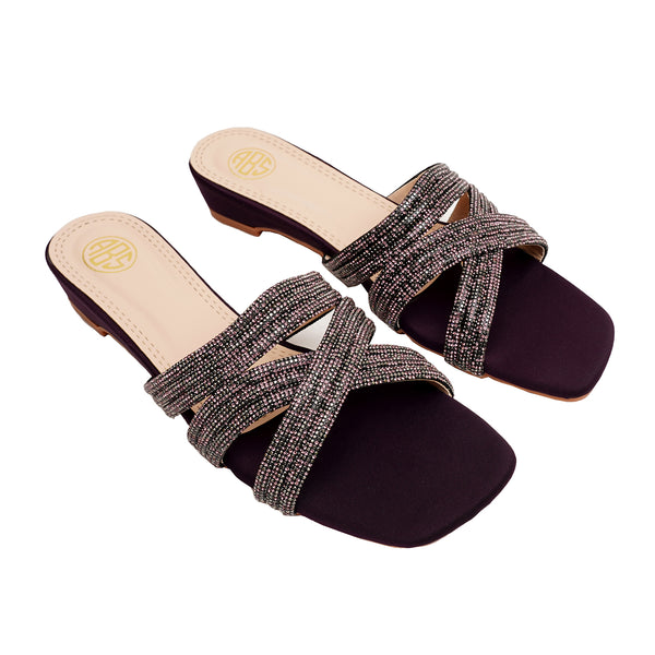 Starlet BFL-0033 PURPLE WOMEN SLIPPER