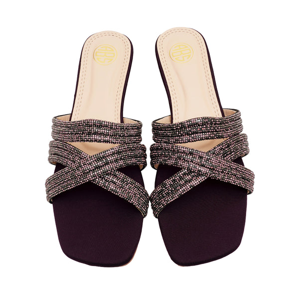 starlet BFL-0033 PURPLE WOMEN SLIPPER