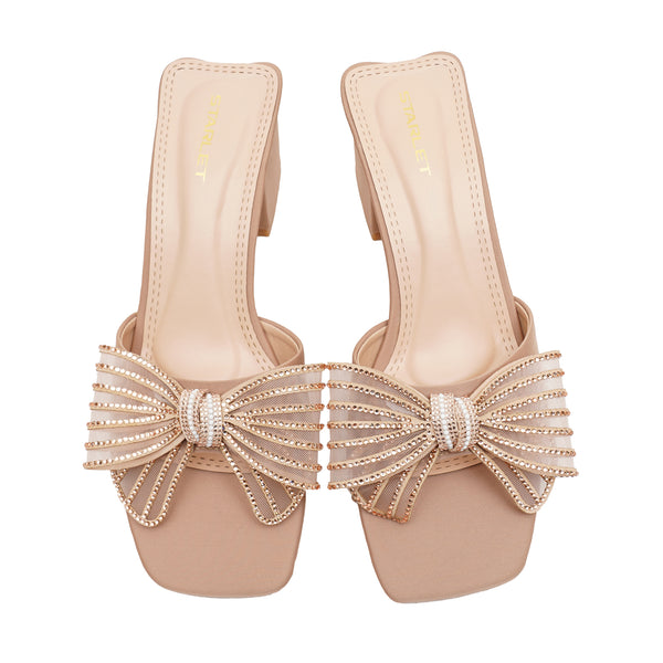 Starlet BFL-0036 BEIGE WOMEN HEELS