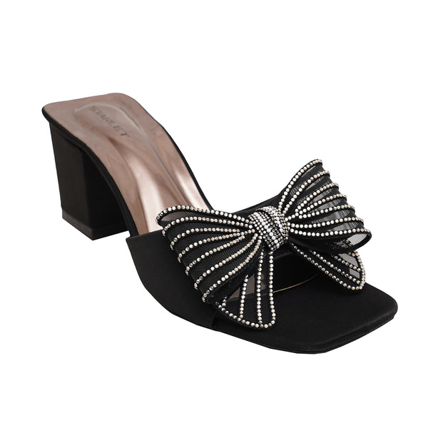 Starlet BFL-0036 BLACK WOMEN HEELS