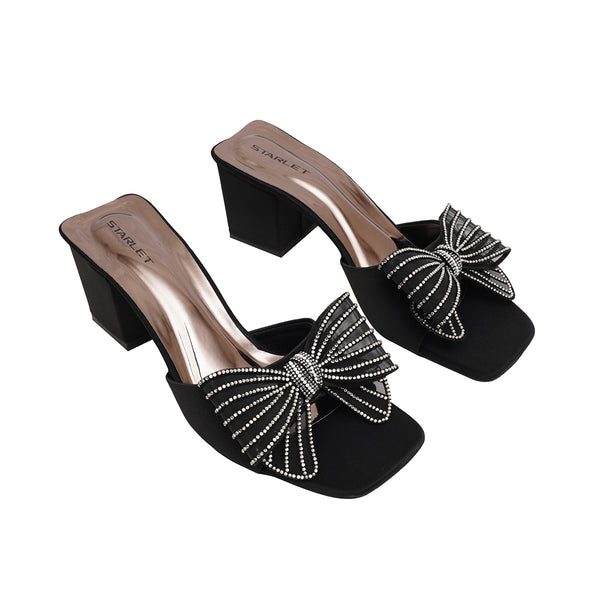 starlet BFL-0036 BLACK WOMEN HEELS