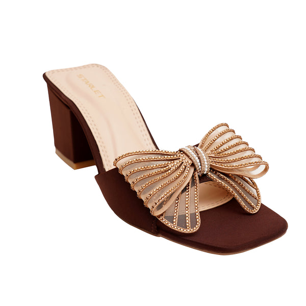 Starlet BFL-0036 COPPER WOMEN HEELS