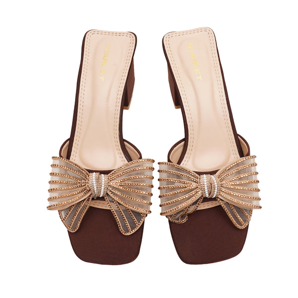 Starlet BFL-0036 COPPER WOMEN HEELS