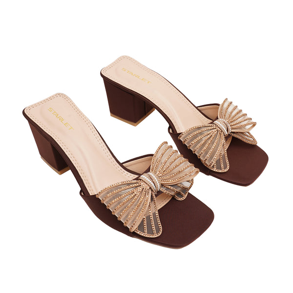 starlet BFL-0036 COPPER WOMEN HEELS