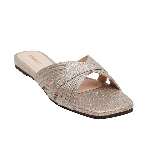 Starlet BRL-0001 GOLDEN WOMEN FLATS