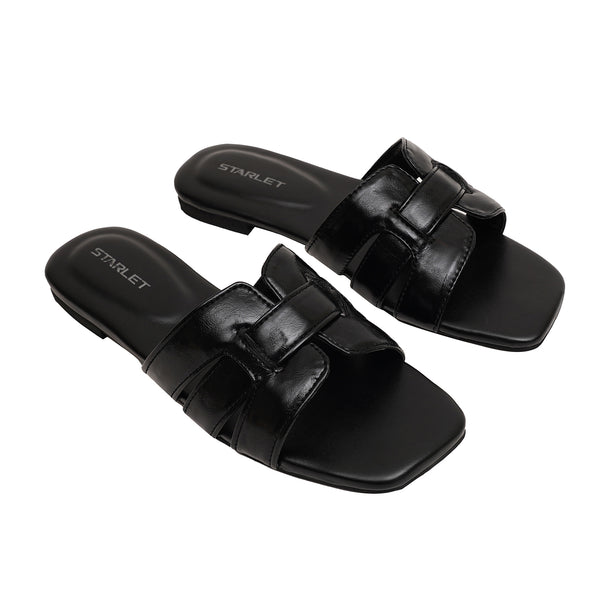 starlet BRL-0002 BLACK WOMEN FLATS