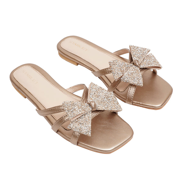 starlet BRL-0005 COPPER WOMEN FLATS