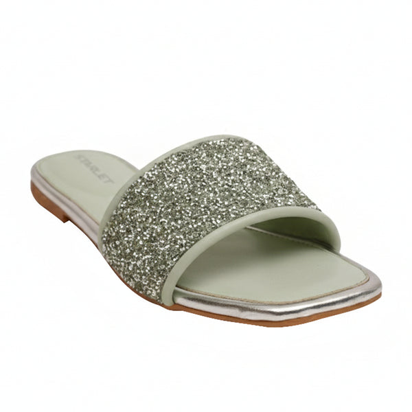 Starlet BRL-0008 GREEN WOMEN FLATS