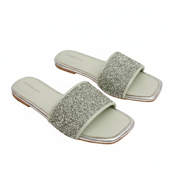 starlet BRL-0008 GREEN WOMEN FLATS