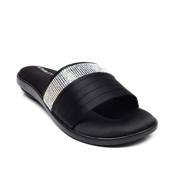 starlet BRL-0018 BLACK MEN SLIPPER
