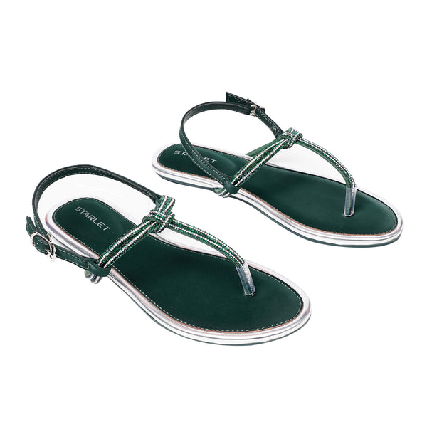 starlet BRL-004 GREEN WOMEN SANDAL