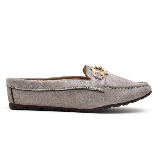 starlet DML0005 GREY WOMEN MOCCASINS