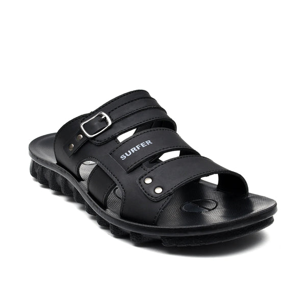 Starlet DT-015 BLACK MEN SLIPPER