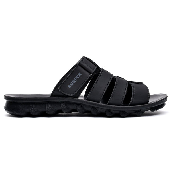 Starlet DT-016 BLACK MEN SLIPPER