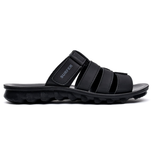 starlet DT-016 BLACK MEN SLIPPER