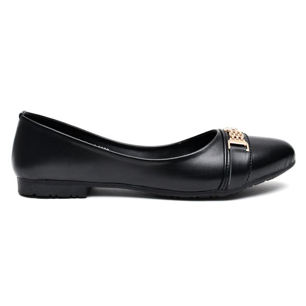 starlet FC-2-2-9002 BLACK WOMEN MOCCASINS