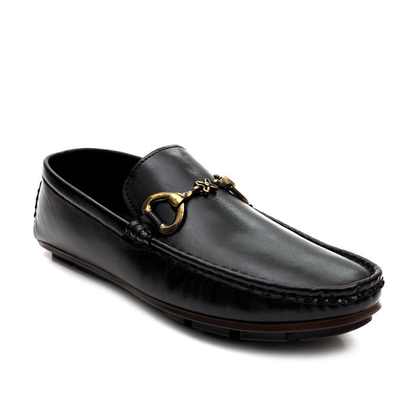 starlet FCG-8118 BLACK MEN LOAFER