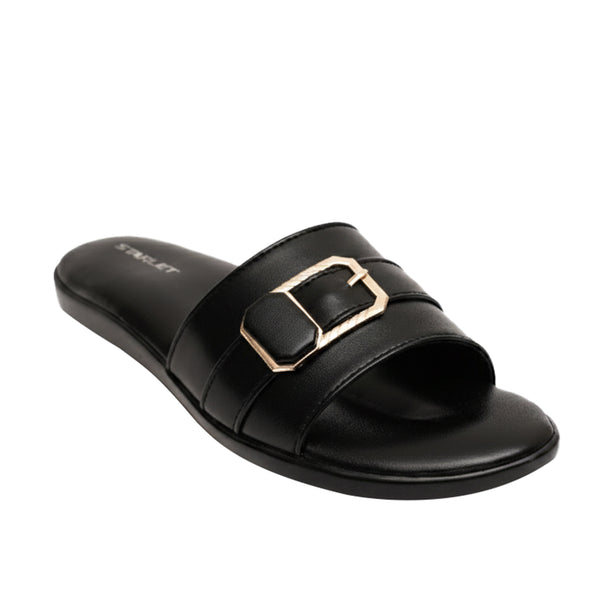 Starlet FCL-0082 BLACK WOMEN SLIPPER