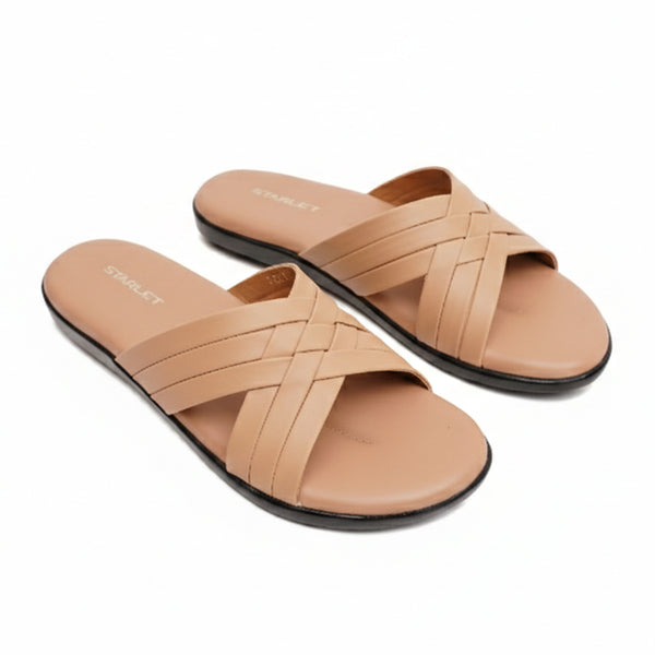 starlet FCL-0083 BEIGE WOMEN SLIPPER