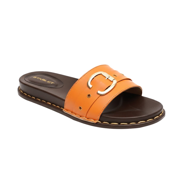 Starlet GFL-0015 ORANGE WOMEN SLIPPER