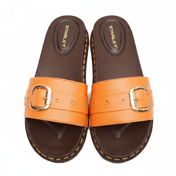 Starlet GFL-0015 ORANGE WOMEN SLIPPER