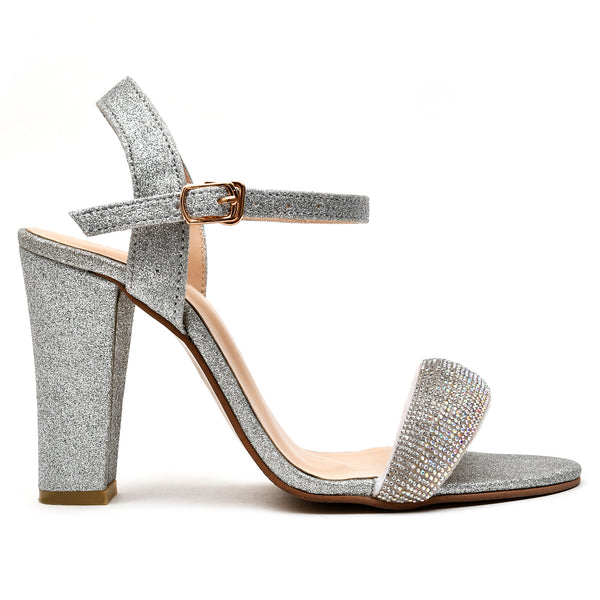 starlet GS-L-0002 SILVER WOMEN HEELS