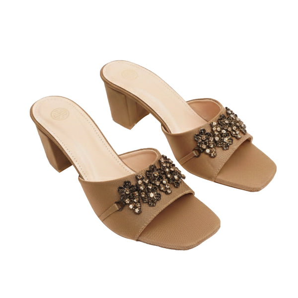 Starlet HAL-0001 BEIGE WOMEN HEELS