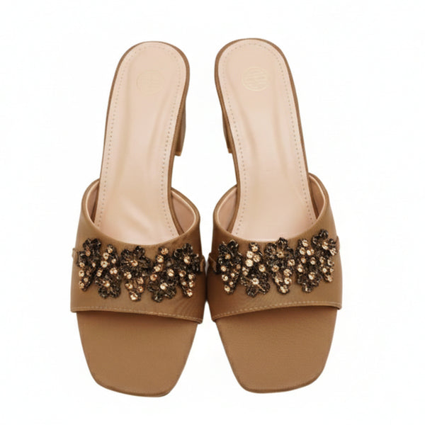 Starlet HAL-0001 BEIGE WOMEN HEELS