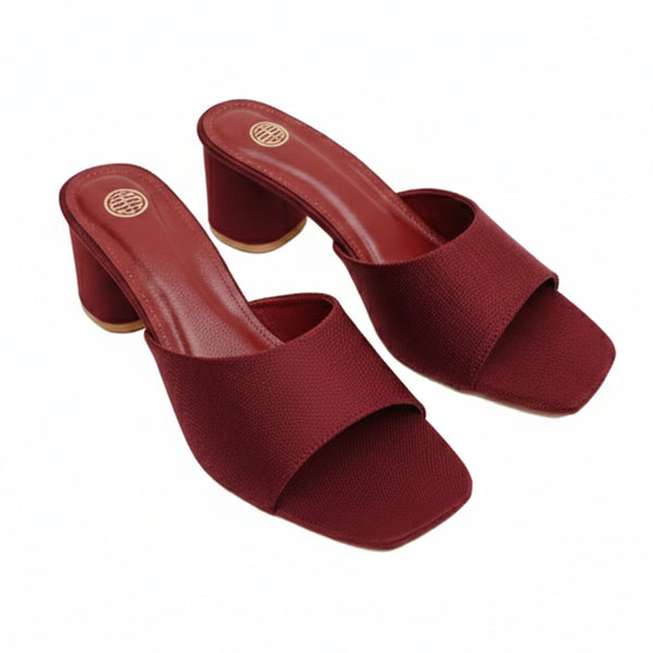 starlet HAL-0004 MAROON WOMEN HEELS