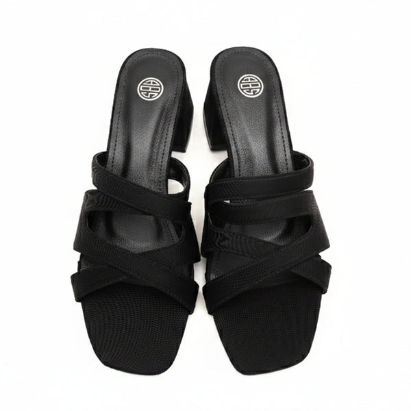 Starlet HAL-0008 BLACK WOMEN HEELS